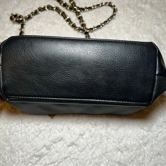 Bebe shoulder bag. Small evening purse with metal and leather design strap - Picture 3 of 4